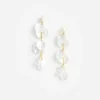 Pearl Petal Tiered Earrings Pearl Petal Tiered Earrings