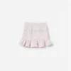 Pink Boucle Lace Bow Skirt
