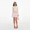 Pink Boucle Mini Skirt