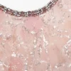Pink Embellished Cape Midi Dress