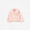 Pink Faux Fur Jacket