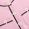 Pink Flower Knit Top Pink Flower Knit Top