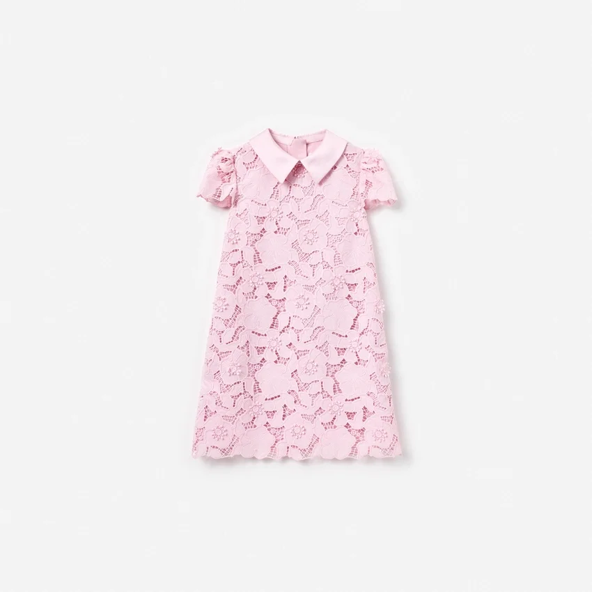 Pink Flower Lace Dress Pink Flower Lace Dress