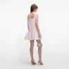 Pink Flower Taffeta Dress