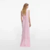 Pink Georgette Scarf Maxi Dress Pink Georgette Scarf Maxi Dress