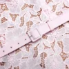 Pink Guipure Lace Midi Dress