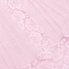 Pink Knit Lace Insert Midi Dress Pink Knit Lace Insert Midi Dress