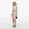 Pink Lace Midi Skirt