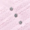 Pink Pointelle Diamante Knit Mini Dress