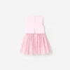 Pink Satin Lace Dress