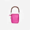 Pink Satin Mini Tote Bag