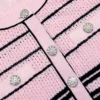 Pink Stripe Cardigan