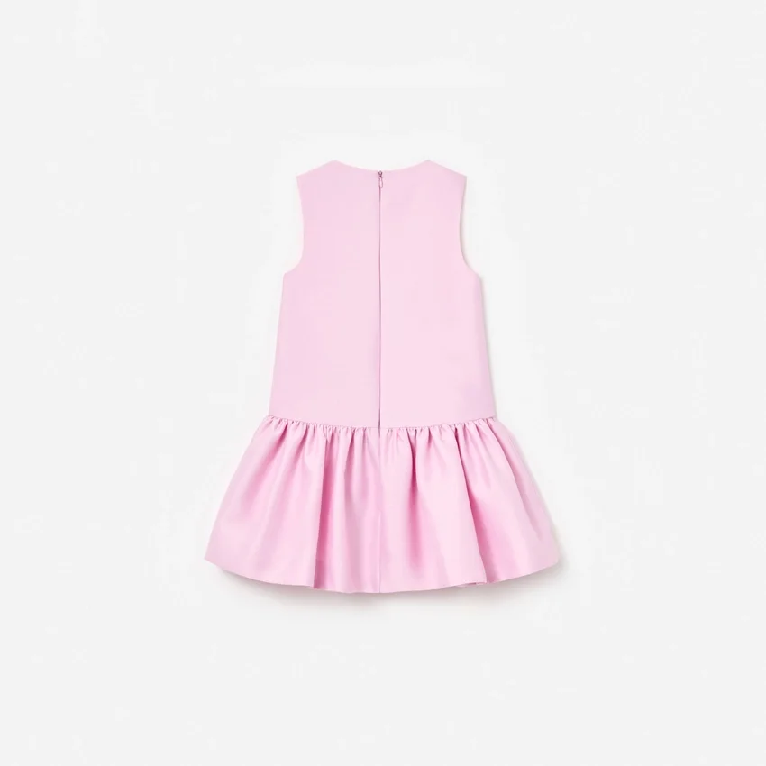 Pink Taffeta Sequin Embellished Dress Pink Taffeta Sequin Embellished Dress