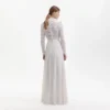 Pleated Crochet Floral Maxi Dress