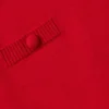Red Flower Trim Knit Skirt