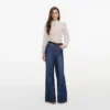 Rhinestone Stripe Denim Jeans