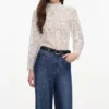 Rhinestone Stripe Denim Jeans