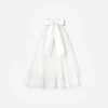 Satin Bow Embellished Veil