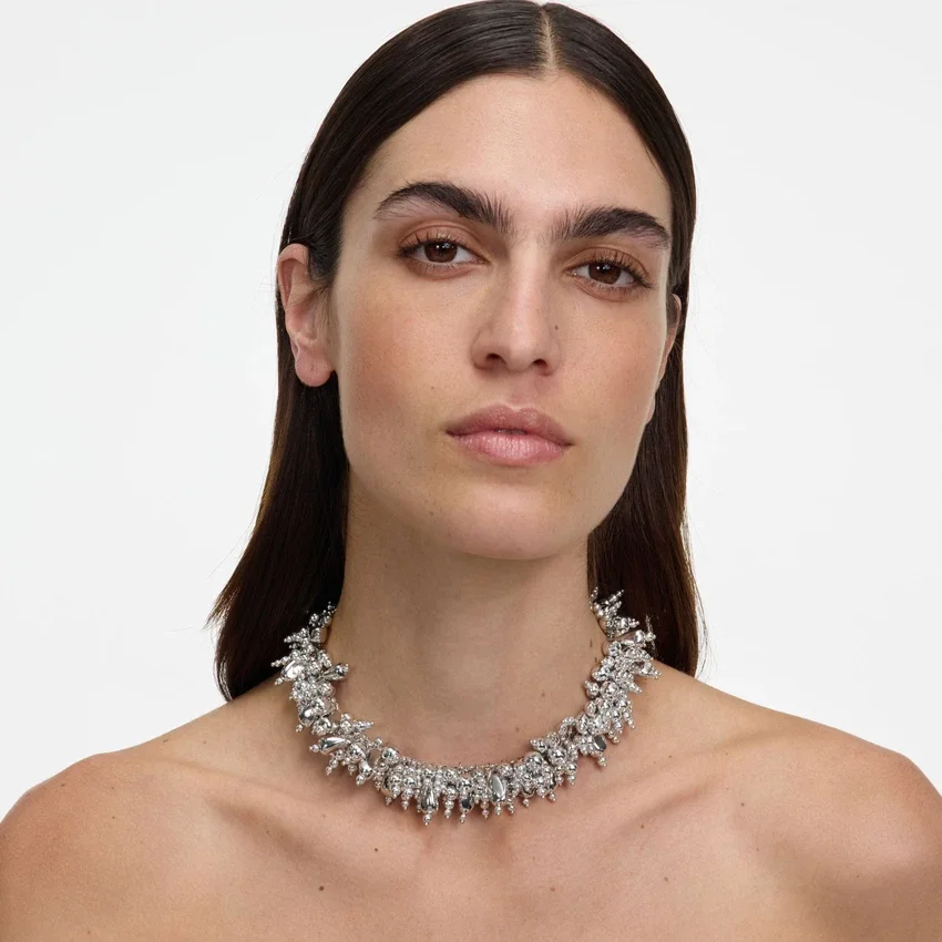Silver Beaded Choker Silver Beaded Choker