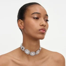 Silver Crystal Necklace