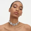 Silver Crystal Necklace