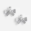 Small Crystal Bow Earrings