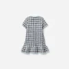 Textured Stripe Knit Dress