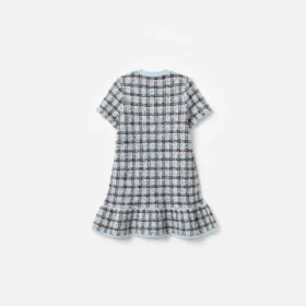 Textured Stripe Knit Dress