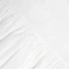 White Cotton Asymmetric Mini Dress