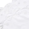 White Cotton Embroidered Mini Dress