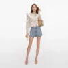 White Crochet Broderie Lace Top