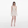 White Crochet Mini Dress