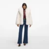 White Faux Fur Coat