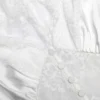 White Fine Lace Satin Maxi Dress White Fine Lace Satin Maxi Dress