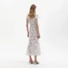 White Flower Lace Midi Dress White Flower Lace Midi Dress
