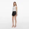White Jersey Drape Top