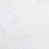 White Knit Lace Insert Midi Dress