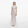 White Lace Scoop Back Maxi Dress White Lace Scoop Back Maxi Dress