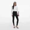 White Pointelle Diamante Cardigan