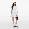 White Pointelle Knit Top