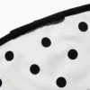 White Polka Dot Bikini Top