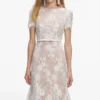 White Sequin Lace Midi Dress White Sequin Lace Midi Dress