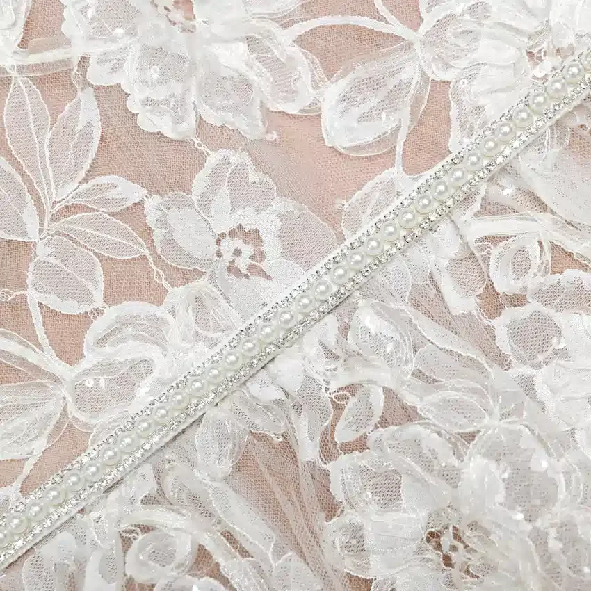 White Sequin Lace Tiered Maxi Dress White Sequin Lace Tiered Maxi Dress