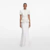 White Sequin Tailored Maxi Dress White Sequin Tailored Maxi Dress