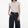 White Tulle Lace Top