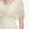 Yellow Chiffon Tiered Midi Dress Yellow Chiffon Tiered Midi Dress