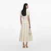 Yellow Crepe Tailored Midi Dress Yellow Crepe Tailored Midi Dress