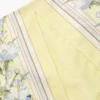 Yellow Floral Linen Shorts