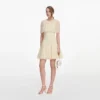 Yellow Lace Cape Mini Dress Yellow Lace Cape Mini Dress