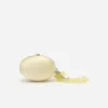 Yellow Oval Crystal Chain Clutch Bag Yellow Oval Crystal Chain Clutch Bag